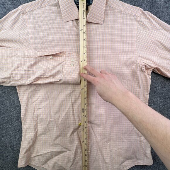 Polo Ralph Lauren Shirt Button Up Shirt Adult Cotton Regent Custom Fit 16 34/35 - Picture 3 of 9